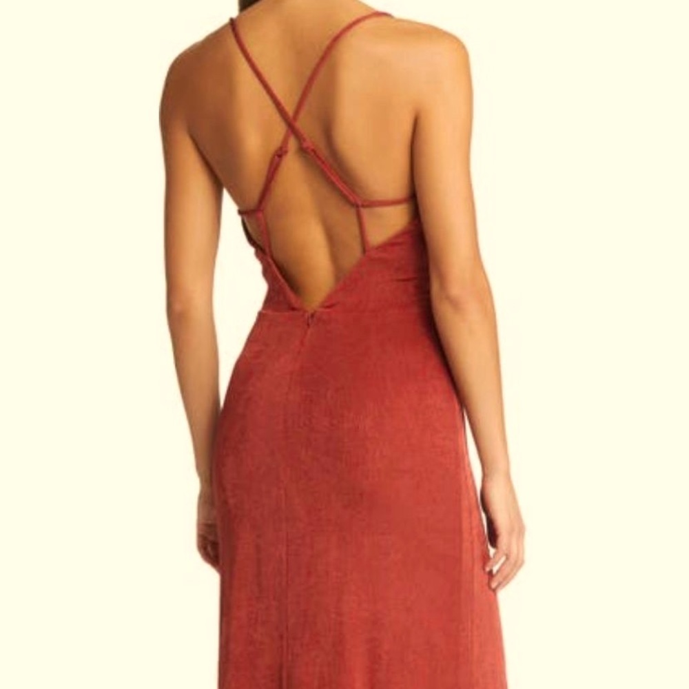 Bardot Cocktail Dress-Size 6, Color: Rust